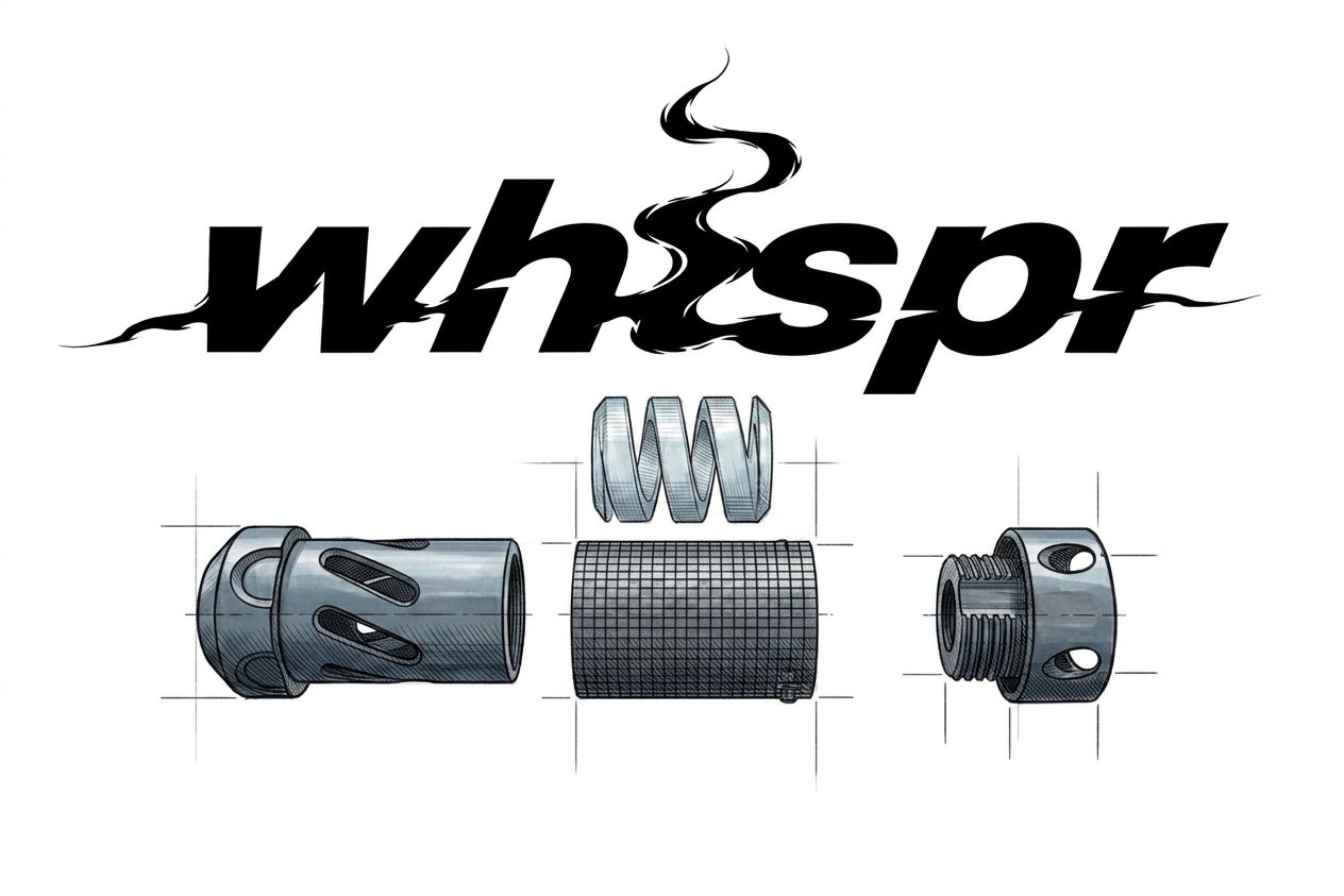 "Whispr" Mini Carbon Supressor